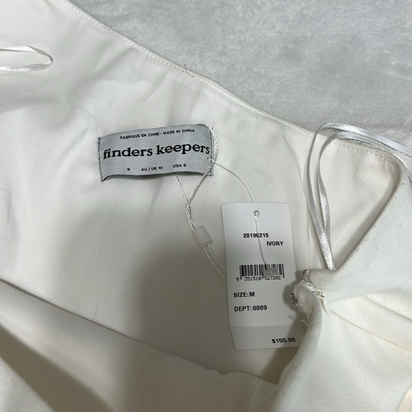 Finders Keepers Francis One-Shoulder Belted Midi Dress Sz 6 — NWT, Side Zip, Eve - Picture 7 of 13